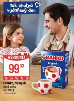 Globus Granko, Nesquik nabídka