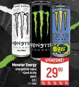 Globus Monster Energy nabídka