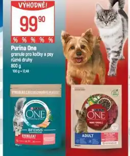 Globus Purina One granule pro kočky a psy nabídka