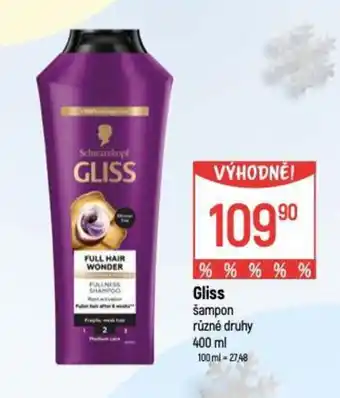 Globus Gliss šampon nabídka