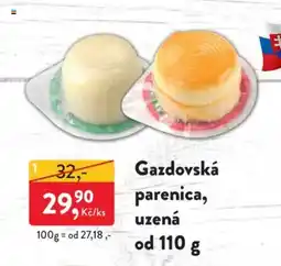 MP Krásno Gazdovská parenica, uzená nabídka