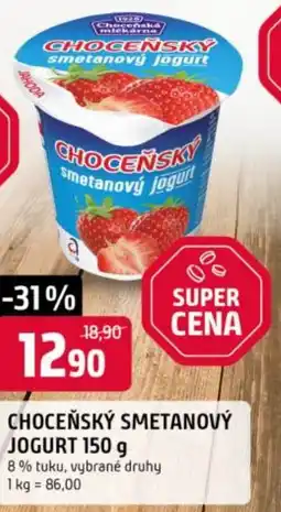Trefa Choceňský smetanový jogurt nabídka
