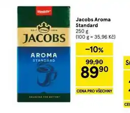 Tesco Jacobs aroma standard mletá káva nabídka