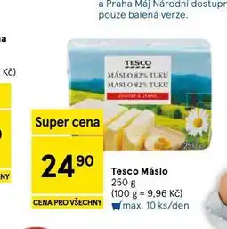 Tesco Tesco máslo nabídka