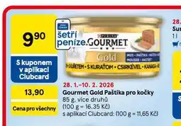 Tesco Gourmet gold paštika pro kočky nabídka