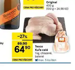 Tesco Kuře celé nabídka