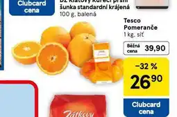 Tesco Pomeranče nabídka