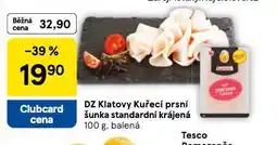 Tesco Kuřecí prsní šunka stadardní krájená nabídka