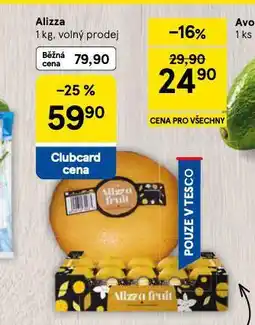 Tesco Alizza nabídka