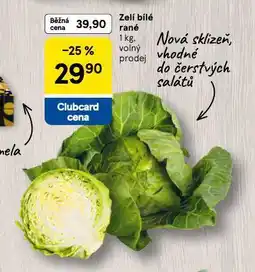 Tesco Zelí bílé rané nabídka