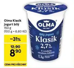 Tesco Olma klasik jogurt bílý nabídka