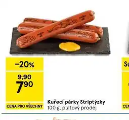 Tesco Kuřecí párky striptázky nabídka