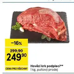 Tesco Hovězí krk podplecí nabídka