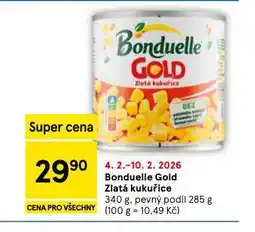 Tesco Bonduelle gold zlatá kukuřice nabídka