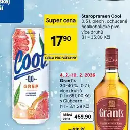 Tesco Staropramen cool nabídka
