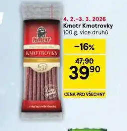 Tesco Kmotr kmotrovky nabídka