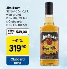 Tesco Jim beam nabídka