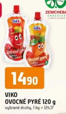 Trefa Viko ovocné pyré nabídka