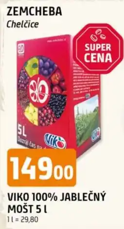 Trefa Zemcheba chelčice viko 100% jablečný mošt nabídka