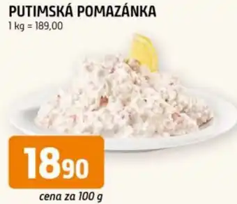 Trefa Putimská pomazánka nabídka