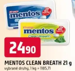 Trefa Mentos clean breath nabídka