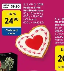 Tesco Perníková srdce nabídka