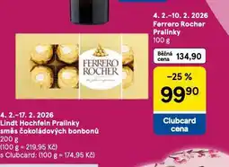 Tesco Ferrero rocher pralinky nabídka