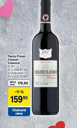 Tesco Chianti classico nabídka