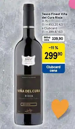 Tesco Vi%na del cura rioja nabídka