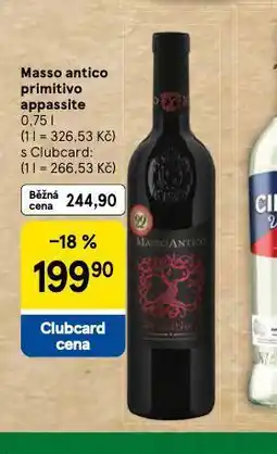 Tesco Masso antico primitivo appassite nabídka