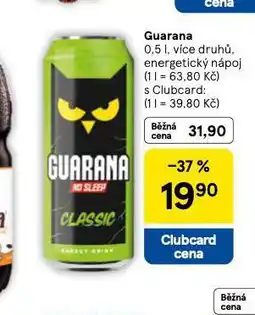 Tesco Guarana nabídka