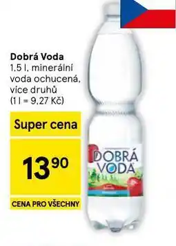 Tesco Dobrá voda ochucená nabídka