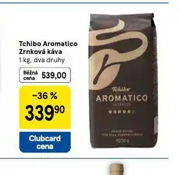 Tesco Tchibo aromatico zrnková káva nabídka