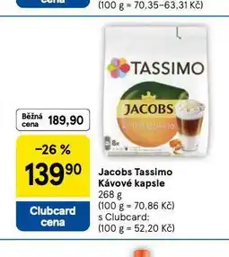 Tesco Jacobs tassimo kávové kapsle nabídka