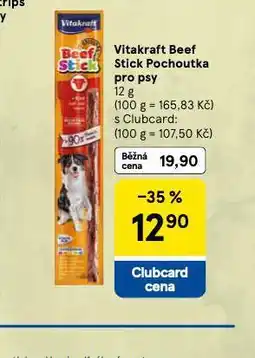 Tesco Vitakraft beef stick pochoutky pro psy nabídka