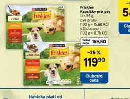 Tesco Friskies kapsičky pro psy nabídka