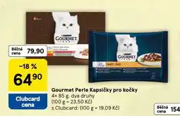 Tesco Gourmet perle kapsičky pro kočky nabídka