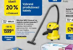 Tesco Kärcher wd3 vysavač nabídka
