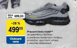 Tesco Pracovní boty nízké nabídka