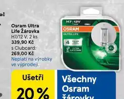 Tesco Osram ultra life žárovka nabídka