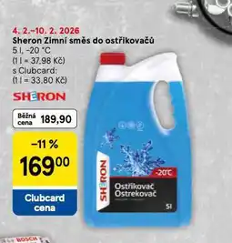 Tesco Sheron rally zimní směs do ostřikovačů nabídka