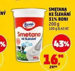 Penny Market Smetana ke šlehání nabídka