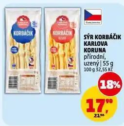 Penny Market Sýr korbáčik nabídka