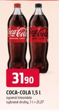Trefa Coca-cola sycená limonáda nabídka
