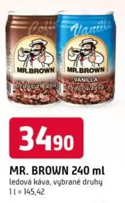 Trefa MR. Brown ledová káva nabídka