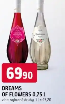Trefa Dreams of flowers vino nabídka