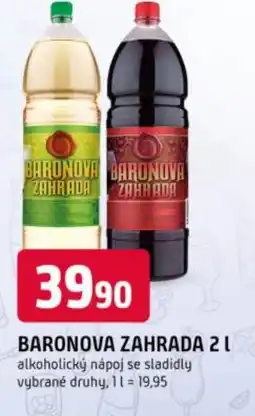 Trefa Baronova zahrada nabídka