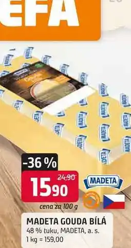 Trefa MADETA GOUDA BÍLÁ 48% tuku nabídka