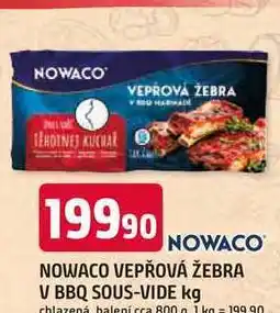 Trefa NOWACO VEPŘOVÁ ŽEBRA V BBQ SOUS-VIDE chlazená balení cca nabídka