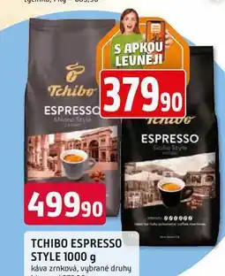 Trefa TCHIBO ESPRESSO STYLE 1000 g káva zrnková, vybrané druhy nabídka